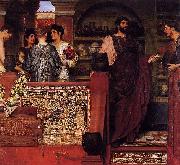 Sir Lawrence Alma-Tadema,OM.RA,RWS Hadrian Visiting a Romano-British Pottery Sir Lawrence Alma-Tadema oil painting